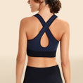 Load image into Gallery viewer, Fitness Crossed Top with Padded Bra
